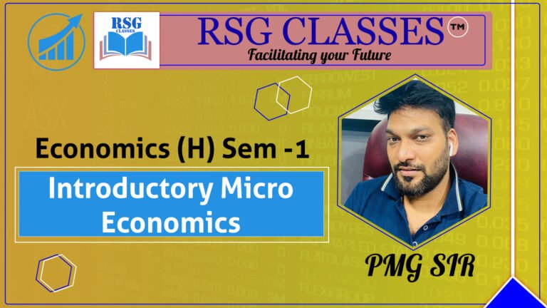 "RSG Classes: Introductory Microeconomics Semester 1 Course."