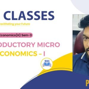 Introductory Micro Economics – I (SEM - 3)