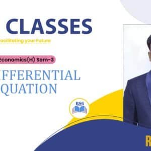 "RSG Classes: GE - Differential Equation Semester 3."