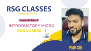 Introductory Micro Economics – I