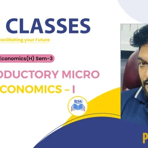 Introductory Micro Economics – I