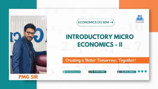 Introductory Macro Economics – II