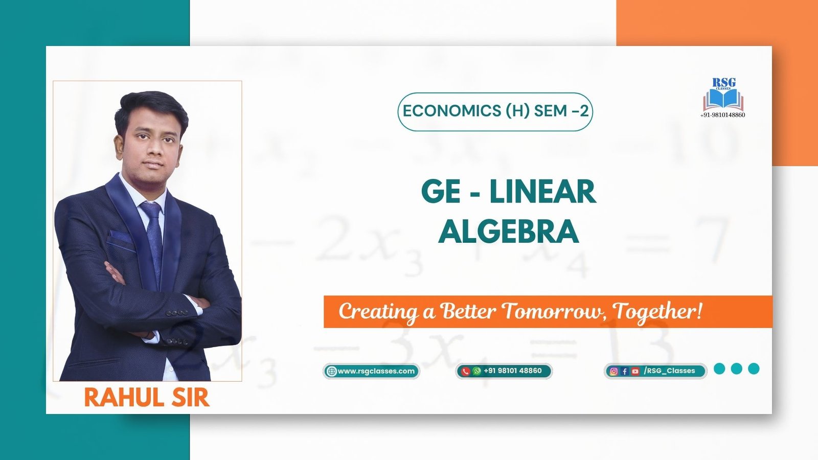 GE – Linear Algebra