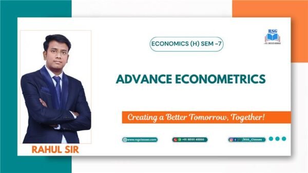 Advance Econometrics